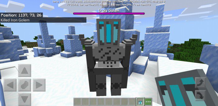 Ice Warrior Boss Addon Minecraft Pe Mods Addons