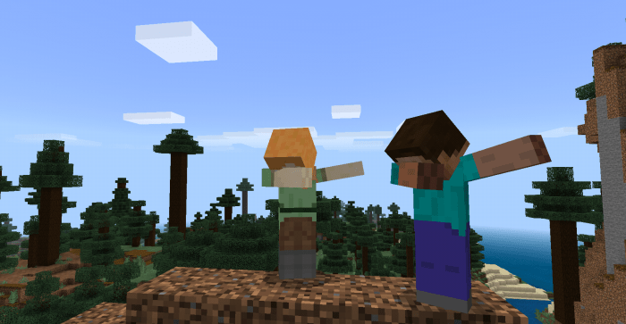 Minecraft Character Dabbing