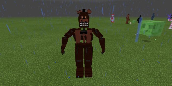 Becoming FNAF Animatronics in Minecraft! (Minecraft FNAF Universe Mod) 