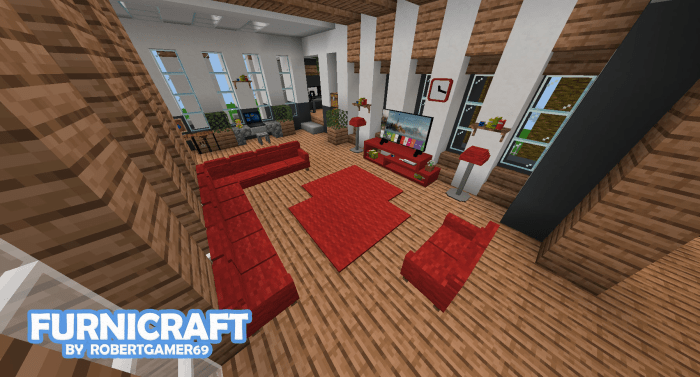 Furnicraft 3d Block Minecraft Pe Mods Addons