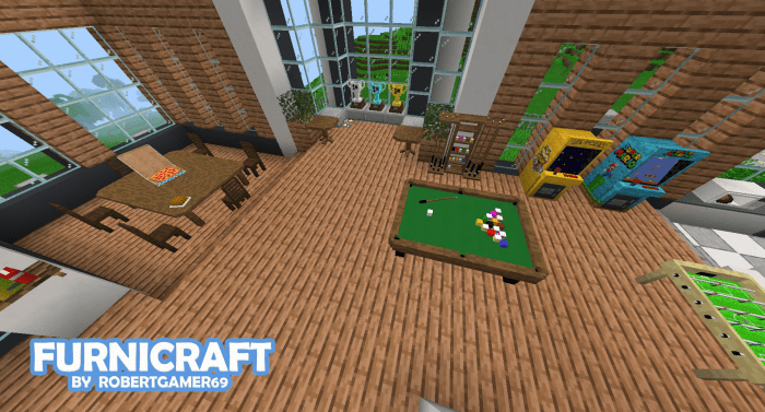 Furnicraft 3d Block Minecraft Pe Mods Addons