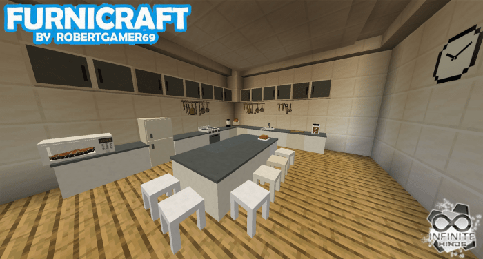 How Do You Rotate Furniture In Roblox Work At A Pizza Place Furnicraft Addon Minecraft Pe Mods Addons