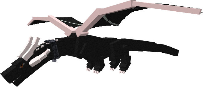 minecraft dragon skin with wings