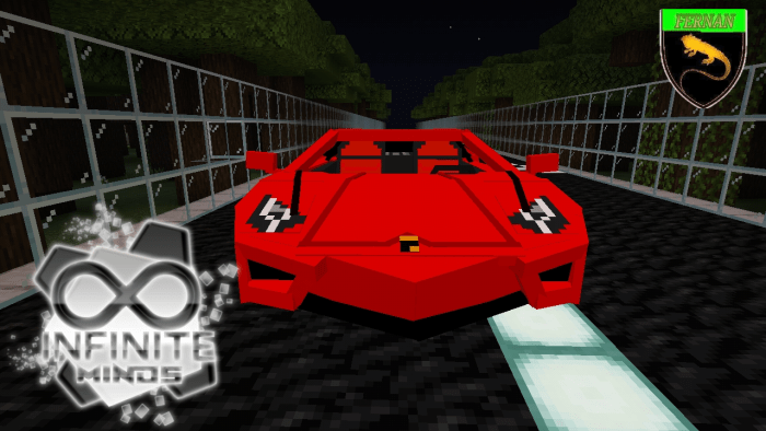Lamborghini Aventador Addon | Minecraft PE Mods & Addons
