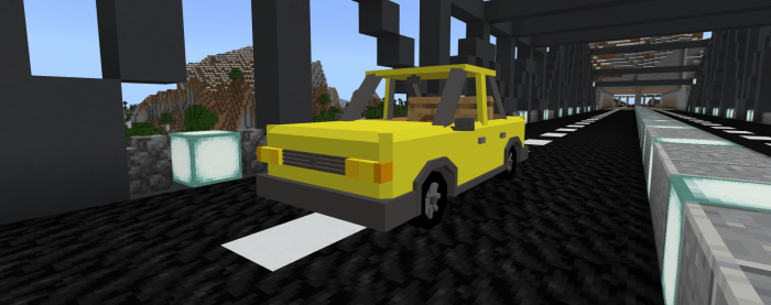 Mech Car Addon Minecraft Pe Mods Addons