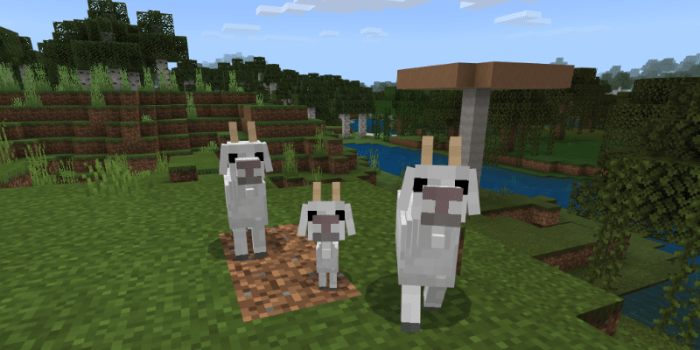 minecraft lego goat