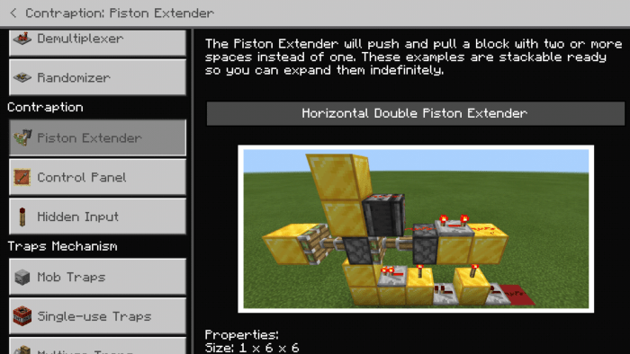 Redstone Guide Addon Minecraft Pe Mods Addons