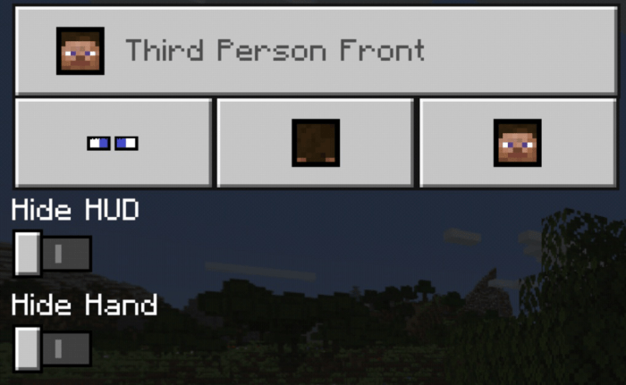 F5 Button Addon For Minecraft PE 1.20