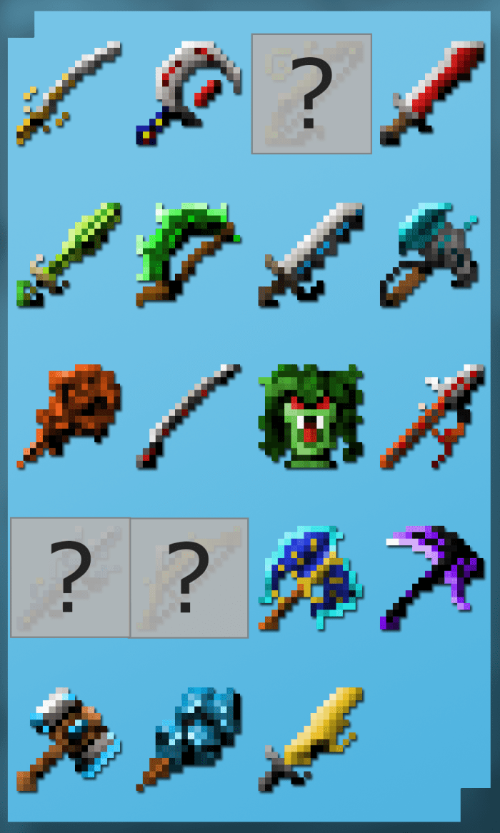 Lost Weapons Minecraft Pe Mods Addons