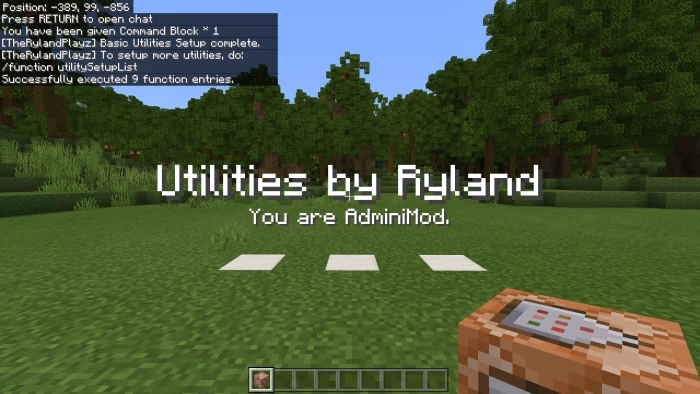 Utilities Function Pack Modular Minecraft Pe Mods Addons