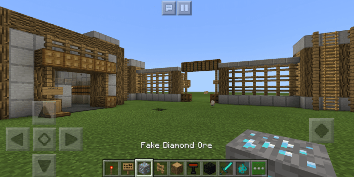 Fake Diamond Ore Addon Minecraft Pe Mods Addons