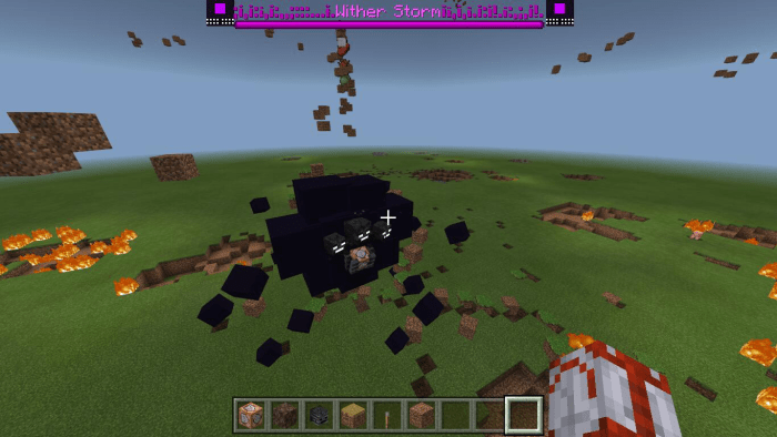 Wither Storm 2 in 1 fusion! Huge boss in minecraft 