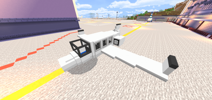 Plane Add On Minecraft Pe Mods Addons