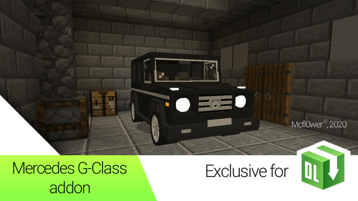 Mercedes Benz G Class Addon Minecraft Pe Mods Addons