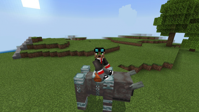 Can You Ride A Ravager In Minecraft Ps4 Rideable Ravager Add On 1 11 Only Minecraft Pe Mods Addons