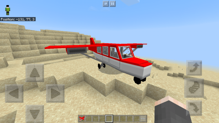 Plane Addon V7 (RMPlaysMC YT Version) - Bedrock Minecraft Mod