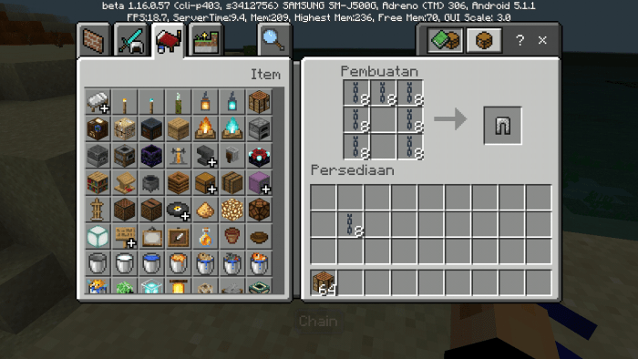 MCPE/Bedrock Crafting Chainmail Armor – Minecraft Addons – MCBedrock Forum