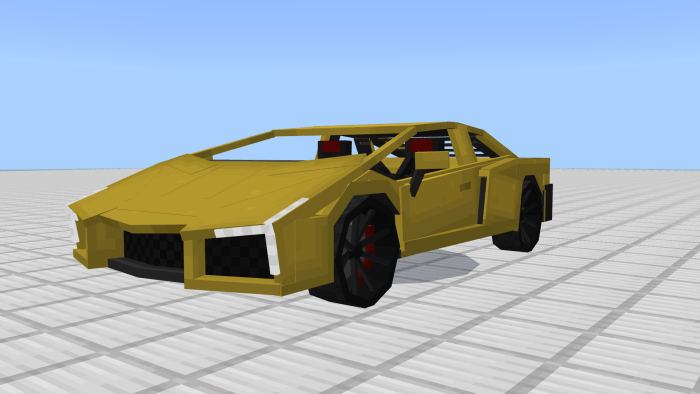 Lamborghini Bmero | Minecraft PE Mods & Addons