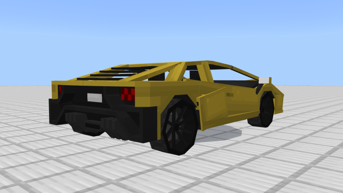 Lamborghini Bmero | Minecraft PE Mods & Addons