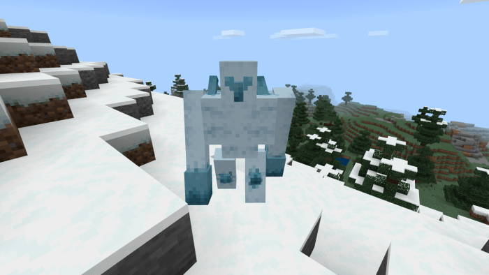 minecraft ice golem