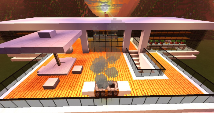 Create A House With A Function Command | Minecraft PE Mods & Addons