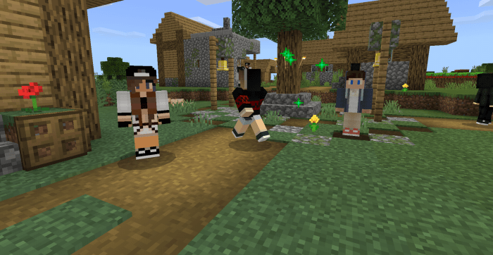 Human player villagers