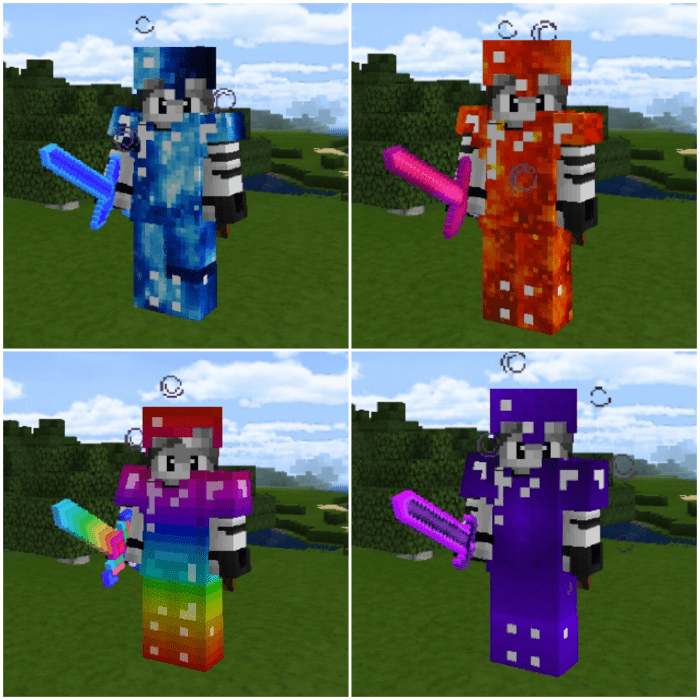 Rainbow Gems And Gears Minecraft Pe Mods Addons