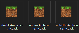 minecraft ambient sounds mcpack