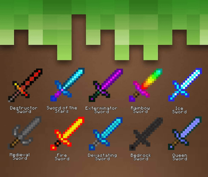 Mcpe Bedrock More 40 Sword Knives Food And Tools Minecraft Addons Mcbedrock Forum