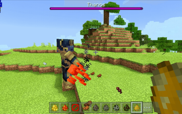 Thanos Boss Add On Minecraft Pe Mods Addons