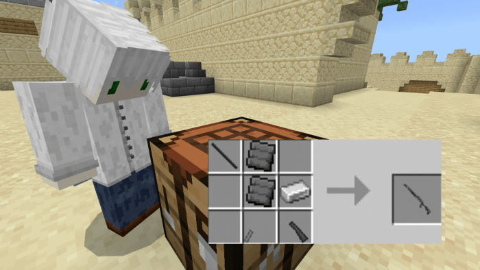 Detailful Guns Addon V2 7 Hd 2d 1 16 Only Minecraft Pe Mods Addons