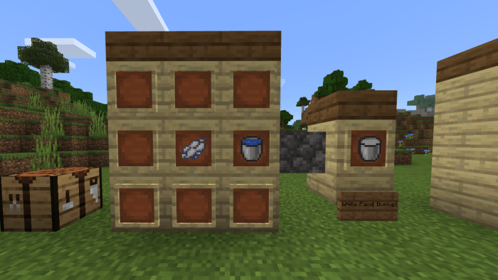 мод на покраску стен. Painting майнкрафте мод. мод на разноцветный забор. 12. 12.