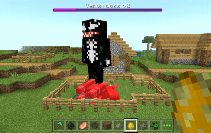 Venom Boss Add On Minecraft Pe Mods Addons