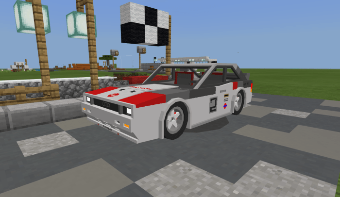Audi Quattro S1 Addon Minecraft Pe Mods Addons