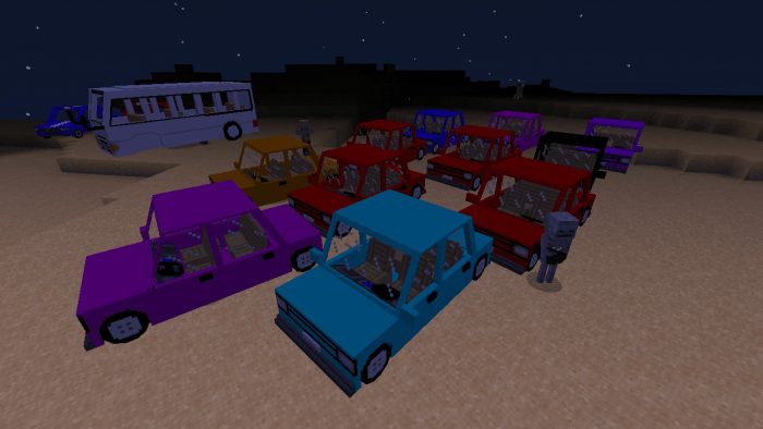 minecraft pe addons car