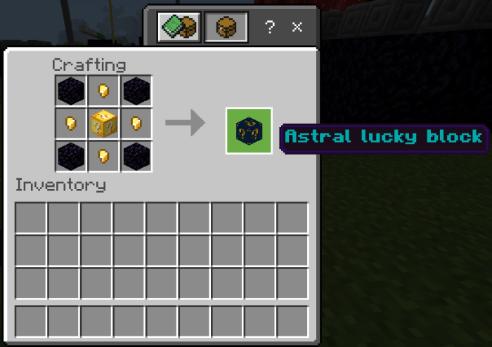 Astral Lucky Blocks Mod for Minecraft PE