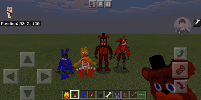 fnaf 4 halloween update skins 1.7