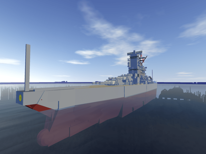 Battleship Yamato Add On Minecraft Pe Mods Addons