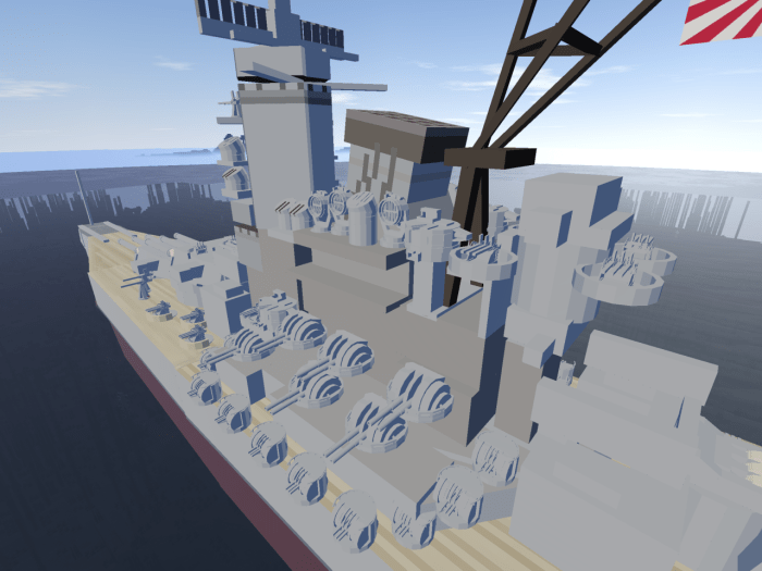 Battleship Yamato Add On Minecraft Pe Mods Addons