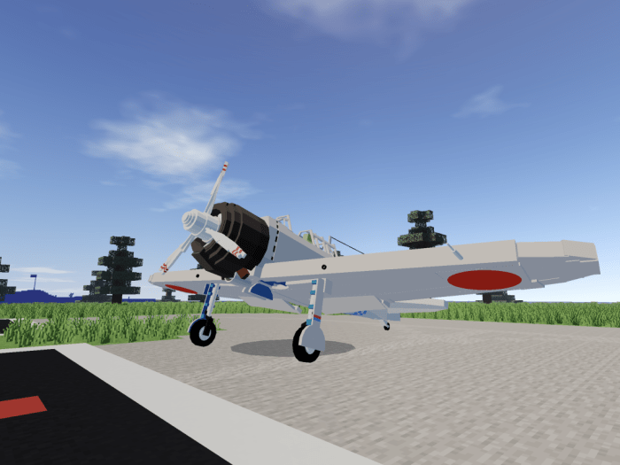 A6m Zero Fighter Add On Minecraft Pe Mods Addons