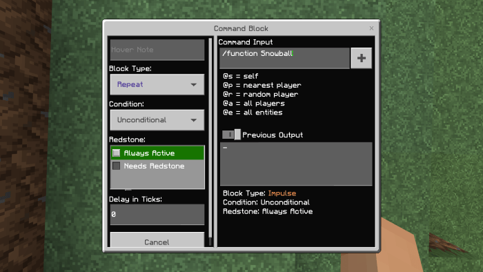 MCPE/Bedrock Snowball Drill Addon – Minecraft Addons – MCBedrock Forum