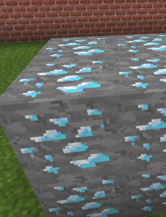 Good luck if u have the faithfull texture pack its gonna be hard to find it this is the ore