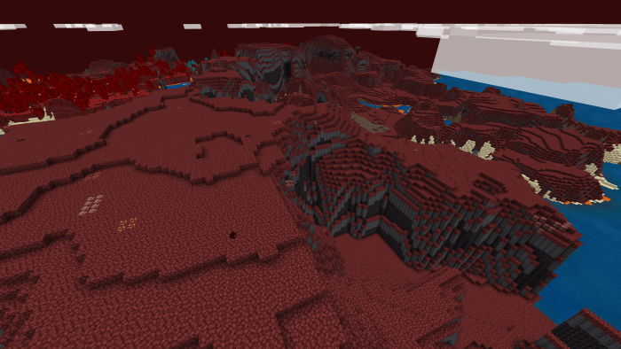 nether coords to overworld coords bedrock