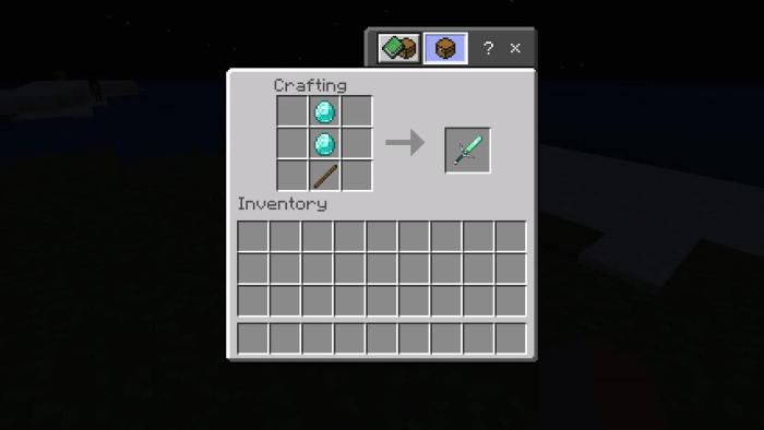 How to make a emerald sword in minecraft no mods