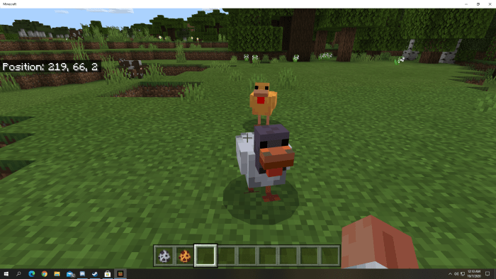 bronzed chicken (minecraft earth) Minecraft Mob Skin