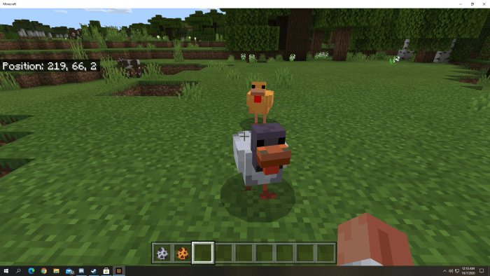 Add-on: Minecraft Earth Chickens by - Faithful