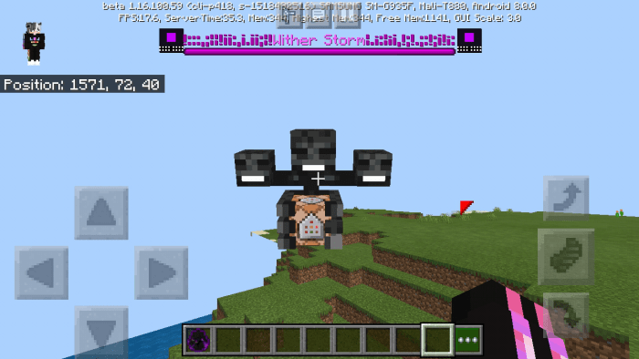 Download Cracker's Wither Storm Mod for Minecraft PE on Android