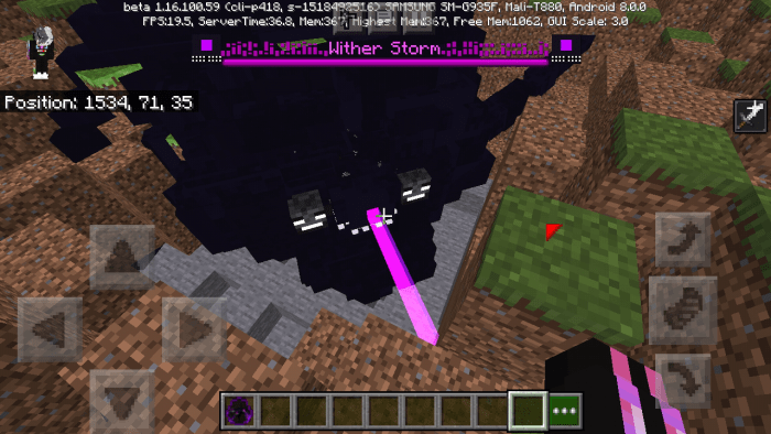 MCPEDL on X: WITHER STORM… - Addon -  - By  鸥吃鱼 / X