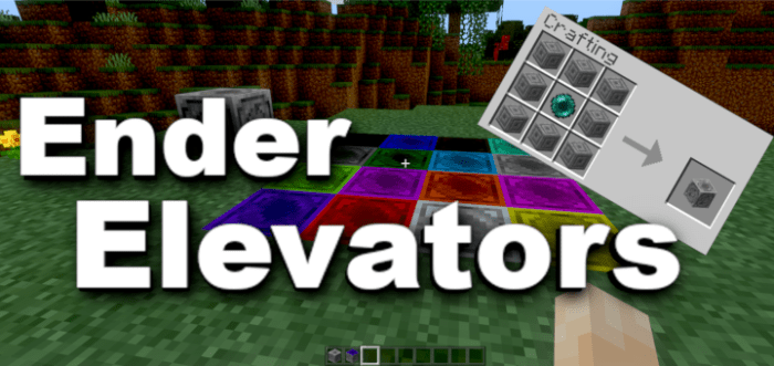 Ender Elevators - Bedrock 1.16 beta [old project] Minecraft Mod