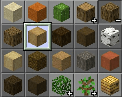 More Stripped Oak Wood Colors 115 New Blocks Minecraft Pe Mods Addons